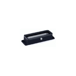 Embase encastrée 24B, alliage aluminium moulé, acier inoxydable, IP65, Sortie basse